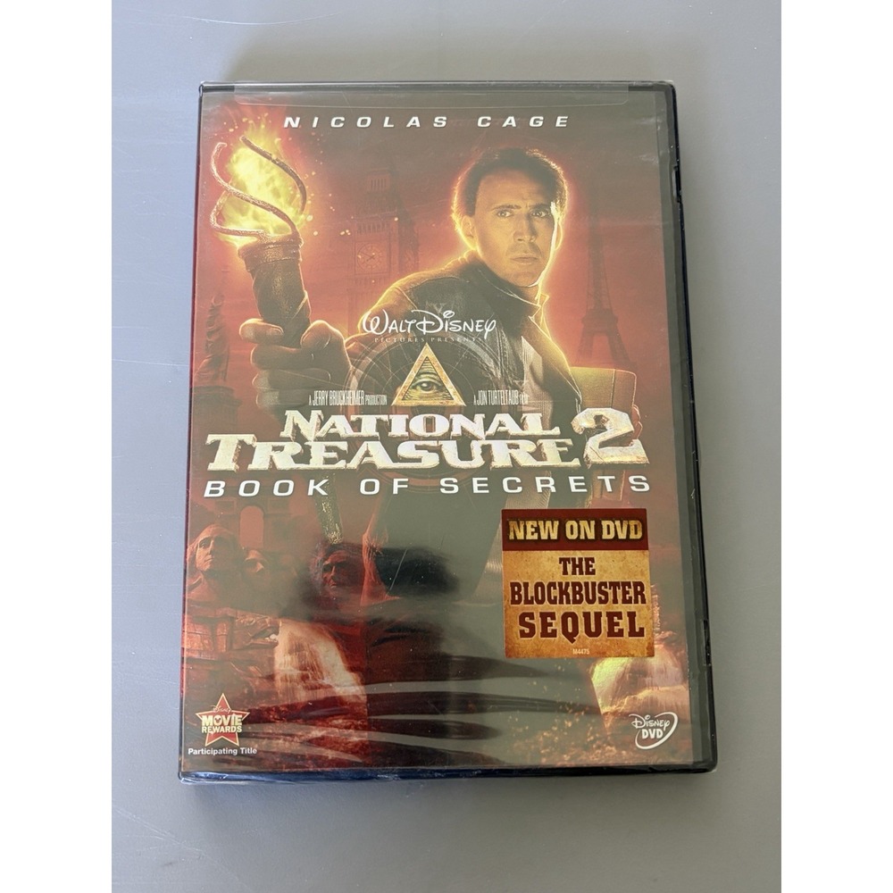 National Treasure 2: Book of Secrets (DVD) Nicolas Cage Movie New Sealed